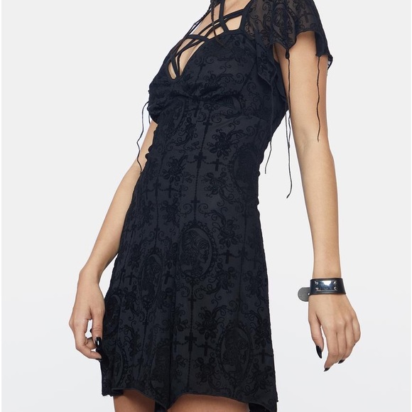 Dark in Love Pentagram Dress - Picture 2 of 4